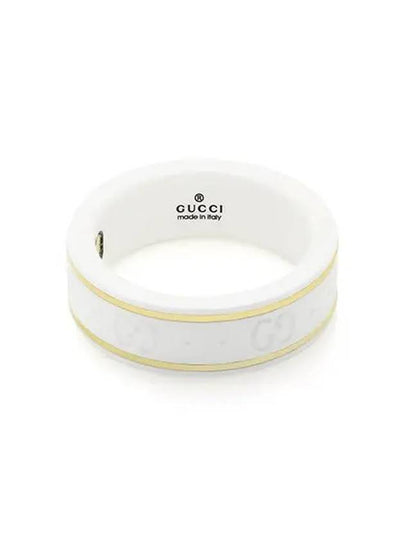 Icon Iconic Ring White Yellow Gold YBC325964001 - GUCCI - BALAAN 2