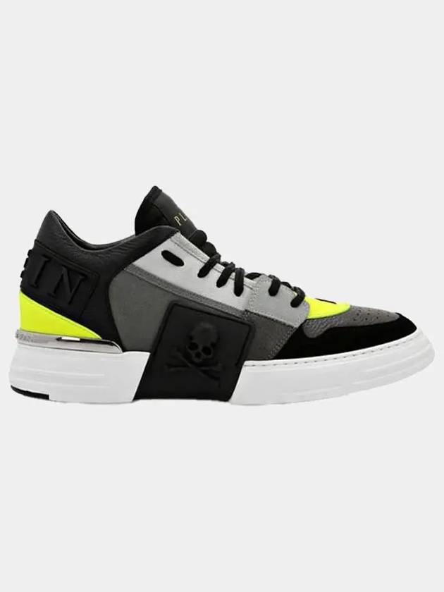 Men's Phantom Kick Low Top Sneakers MSC2703 PTE003N 09 - PHILIPP PLEIN - BALAAN 1