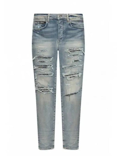 AMI AmiRI Paint Splatter Denim Pants MDS014 - AMIRI - BALAAN 1