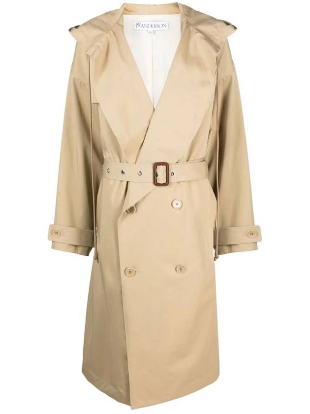 double-breasted hooded trench coat CO0267PG0289130 - JW ANDERSON - BALAAN 1