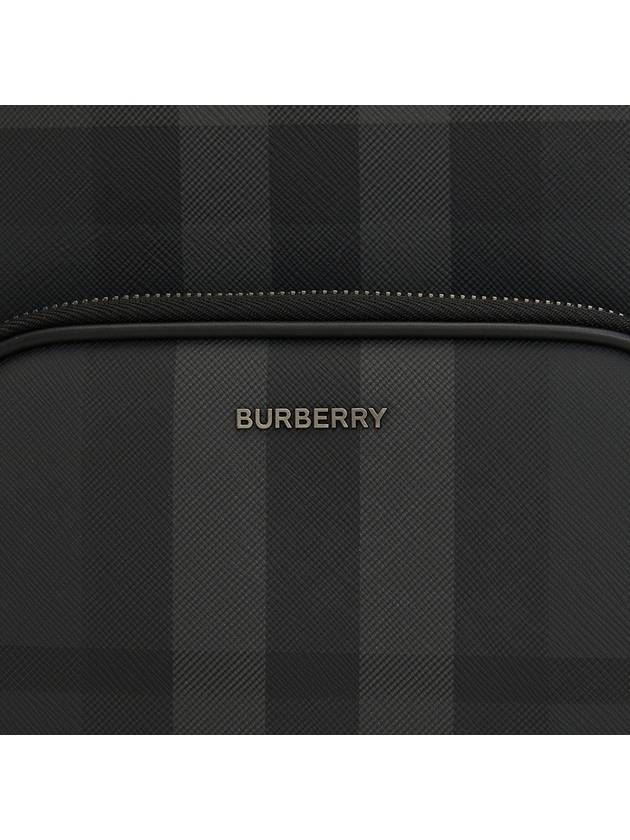 Check Sling Bag Black - BURBERRY - BALAAN 9