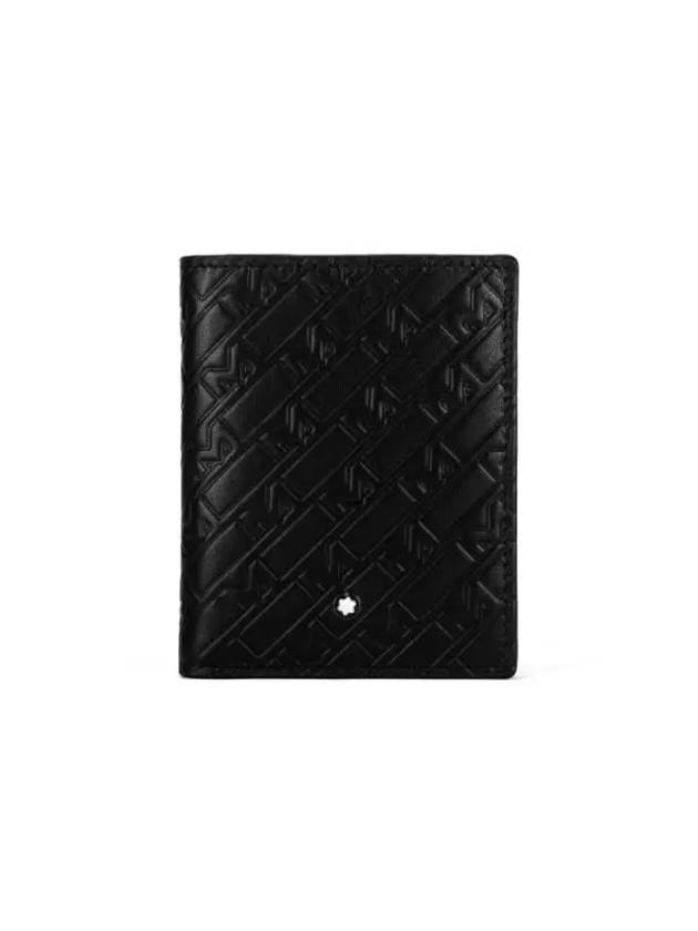 M Gram Compact 6CC Half Wallet Black - MONTBLANC - BALAAN 3