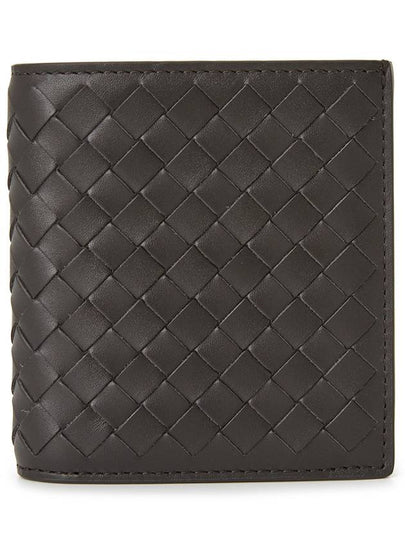 Intrecciato Leather Half Wallet Espresso - BOTTEGA VENETA - BALAAN 2