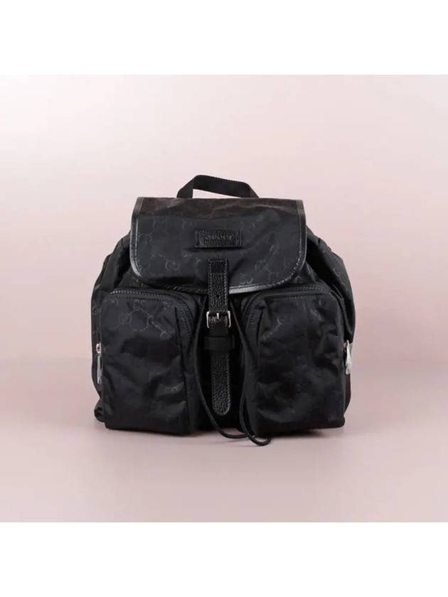 GG Pocket Nylon Backpack BLack - GUCCI - BALAAN 2