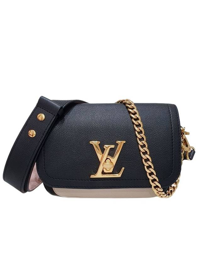 Women s M58557 Black Leather Lock Me Tender Shoulder Bag Cross Built in Chip - LOUIS VUITTON - BALAAN 1