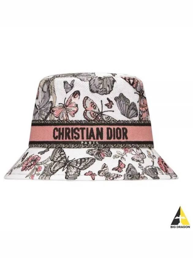D Bobby Toile De Jouy Mexico Small Bucket Hat White - DIOR - BALAAN 2