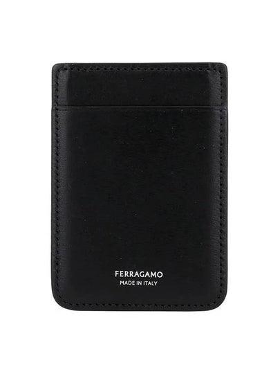 Logo Credit Card Wallet Black - SALVATORE FERRAGAMO - BALAAN 2