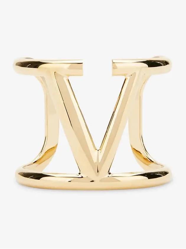 V Logo Signature Bracelet Gold - VALENTINO - BALAAN 3