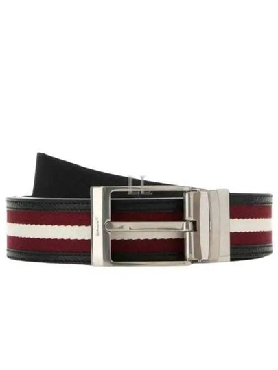 Shiffie 35 Reversible Leather Belt Black Red - BALLY - BALAAN 2