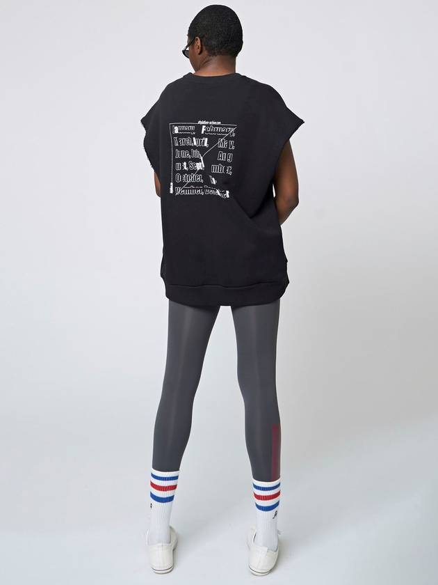 Typographic Sleeveless Black - ATHPLATFORM - BALAAN 7