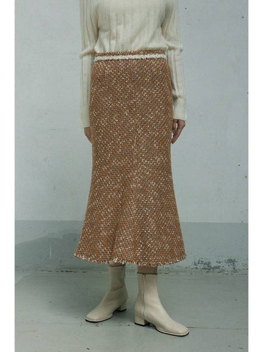 tweed long skirt - LAFEL SORT OF - BALAAN 1