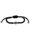 Men's Skull Knot Bracelet Black - ALEXANDER MCQUEEN - BALAAN 2