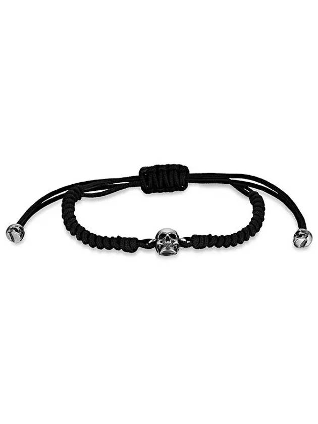 Men's Skull Knot Bracelet Black - ALEXANDER MCQUEEN - BALAAN 4