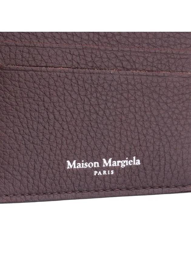 Signature Stitch Card Wallet Brown - MAISON MARGIELA - BALAAN.