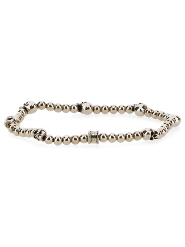 Skull Beads Bracelet Silver - ALEXANDER MCQUEEN - BALAAN 2