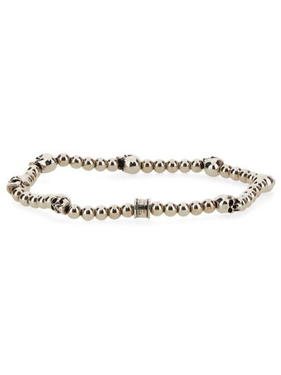 Skull Beads Bracelet Silver - ALEXANDER MCQUEEN - BALAAN 2