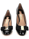 Salvatore Erice 55 Pumps Heel Black - SALVATORE FERRAGAMO - BALAAN.