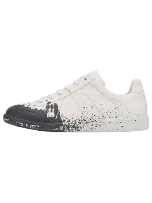 Replica Painting Low Top Sneakers White Black - MAISON MARGIELA - BALAAN 2