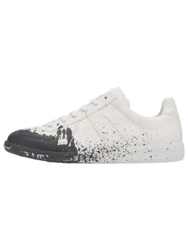 Replica Painting Sneakers White Black - MAISON MARGIELA - BALAAN 1