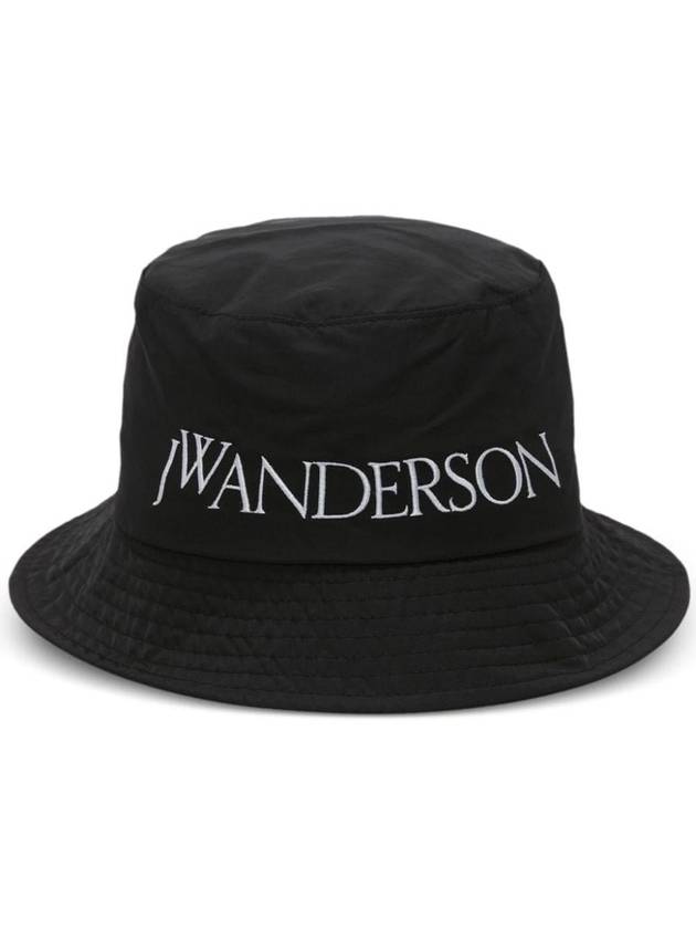 Embroidered Logo Bucket Hat Black - JW ANDERSON - BALAAN 2