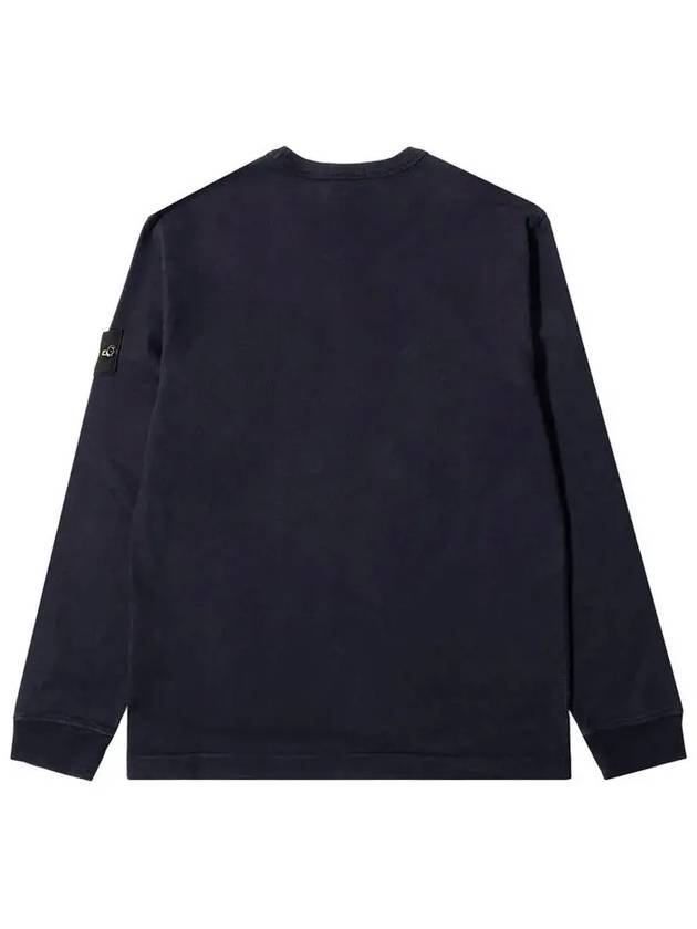 Wappen Patch Crew Neck Sweatshirt Navy - STONE ISLAND - BALAAN 4