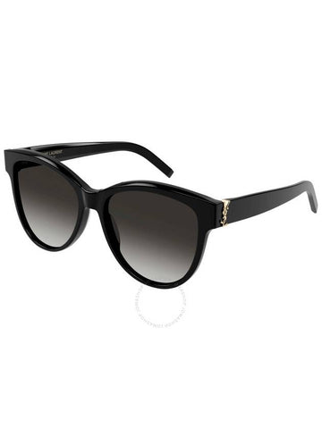 Saint Laurent Grey Gradient Butterfly Ladies Sunglasses SL M107 002 55 - SAINT LAURENT - BALAAN 1