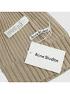 Cotton Beanie Beige - ACNE STUDIOS - BALAAN 5