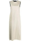 Boelina long sleeveless dress light beige 6976W1445LBB - THE ROW - BALAAN 1