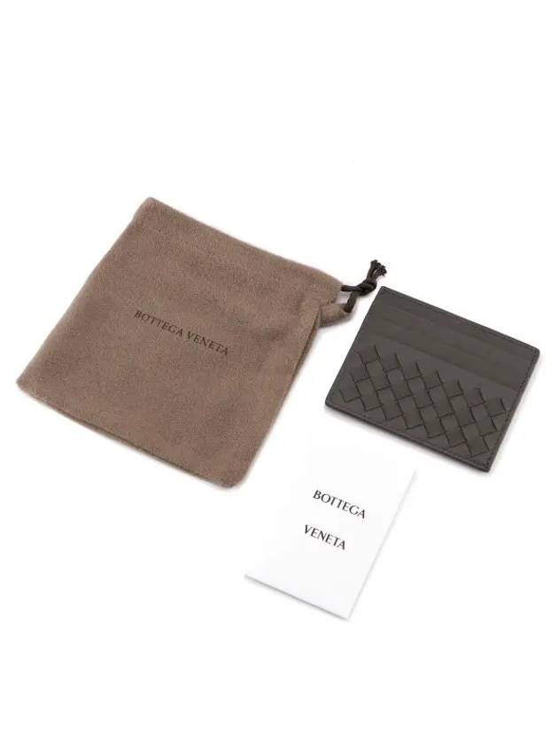 Intrecciato Card Wallet Grey - BOTTEGA VENETA - BALAAN 4