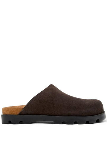 Brutus Leather Clog Slippers Brown - CAMPER - BALAAN 1