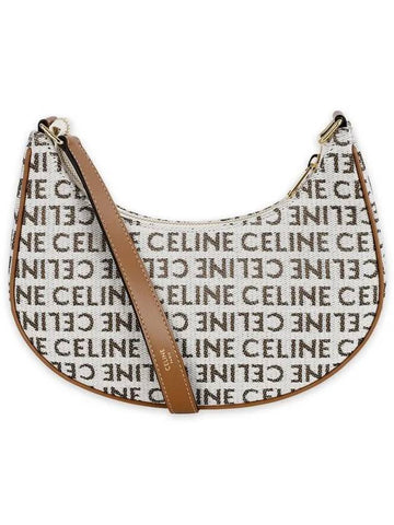 Women's Lettering Logo Mini Shoulder Bag Tan - CELINE - BALAAN 1