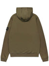 Garment Dyed Hoodie Khaki - STONE ISLAND - BALAAN 3