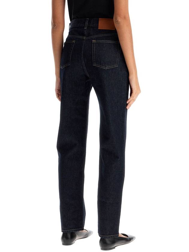 organic cotton tapered jeans - LOULOU STUDIO - BALAAN 3