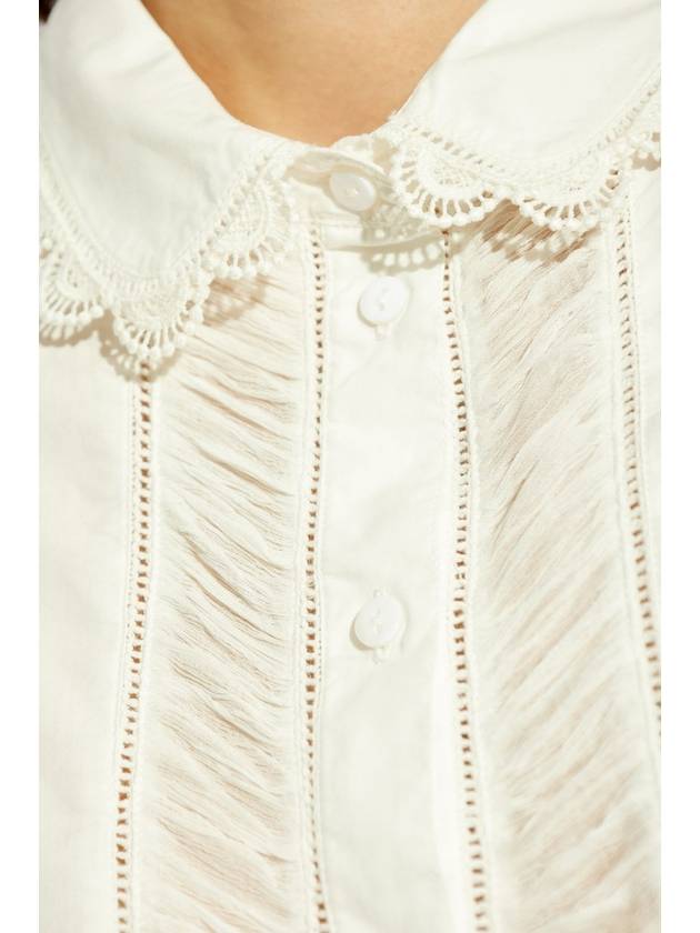 Ulla Johnson Shirt Samira, Women's, White - ULLA JOHNSON - BALAAN 5