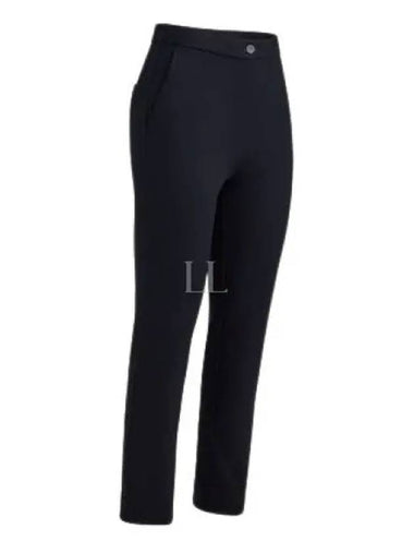 Double Knit Cigarette LEG High Rise Stretch Trousers G4LF23B96 Onyx Women s - G/FORE - BALAAN 1