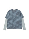 TIEDYE MESH LAYERD T SHIRTBLUE - VAEKCIE - BALAAN 2