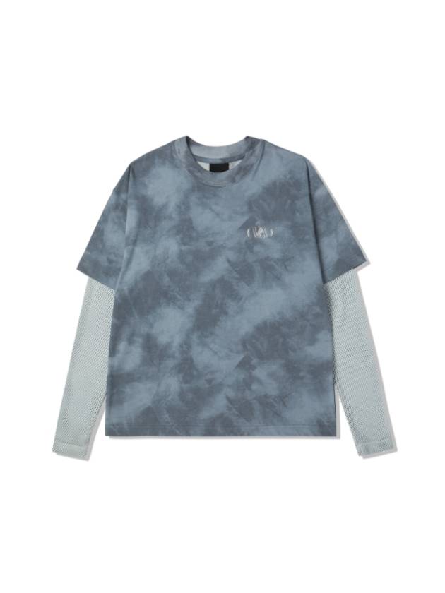 TIEDYE MESH LAYERD T SHIRTBLUE - VAEKCIE - BALAAN 2