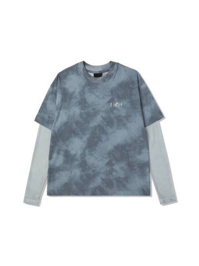 TIEDYE MESH LAYERD T SHIRTBLUE - VAEKCIE - BALAAN 2