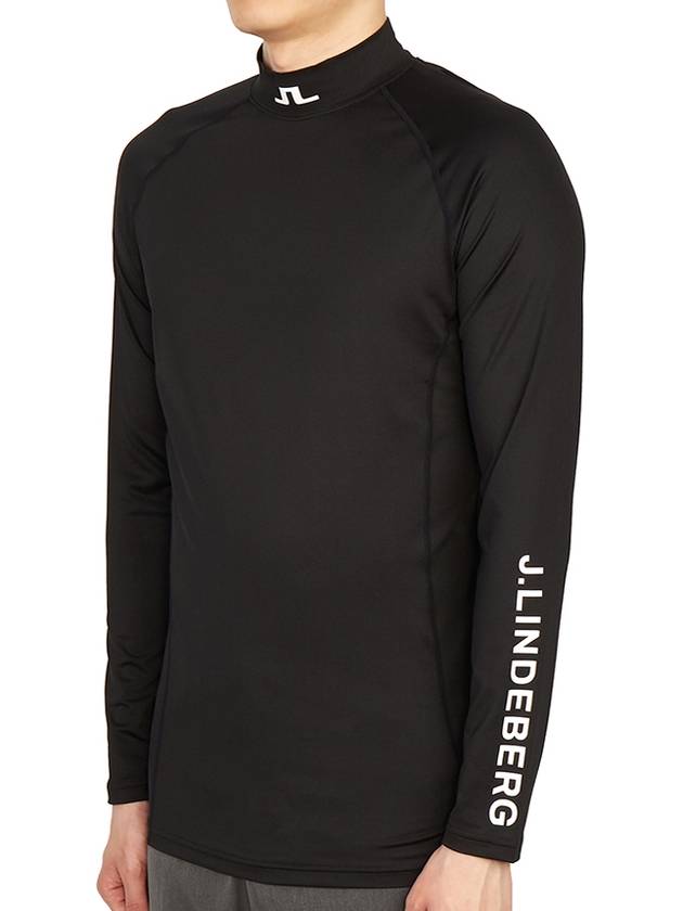 Golf Aello Soft Compression Long Sleeve T-Shirt Black - J.LINDEBERG - BALAAN 3