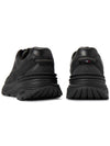 Light Suede Runner Low Top Sneakers Black - MONCLER - BALAAN 7