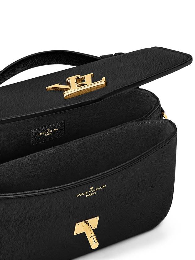 Oxford Lockme Leather Shoulder Bag Black - LOUIS VUITTON - BALAAN 6