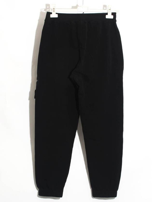 Logo Patch Track Pants Black - STONE ISLAND - BALAAN 3