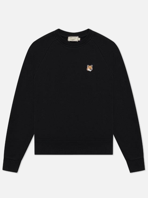 Fox Head Patch Adjusted Sweatshirt Black - MAISON KITSUNE - BALAAN 4