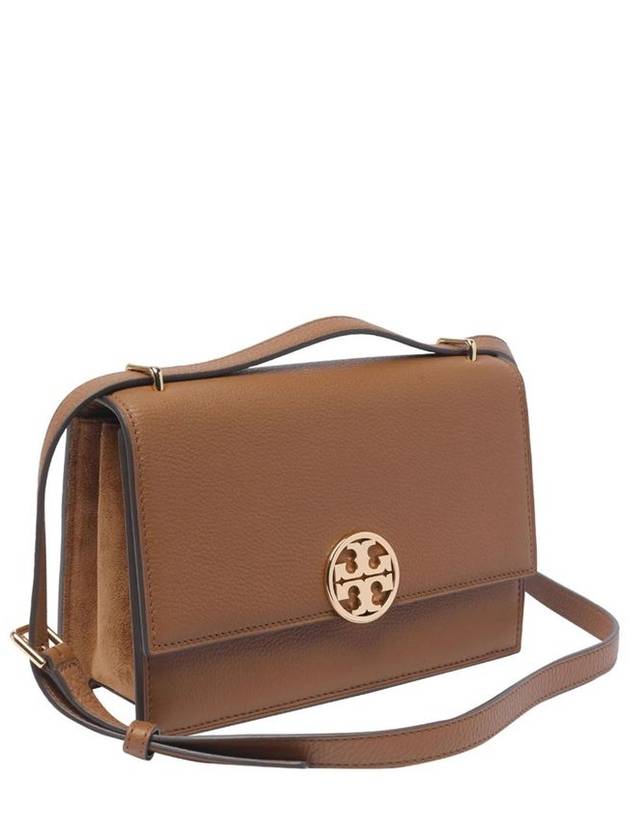 Miller Leather Cross Bag Brown - TORY BURCH - BALAAN 4