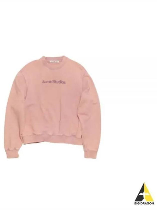 Blurred Logo Sweatshirt Faded Purple - ACNE STUDIOS - BALAAN 2