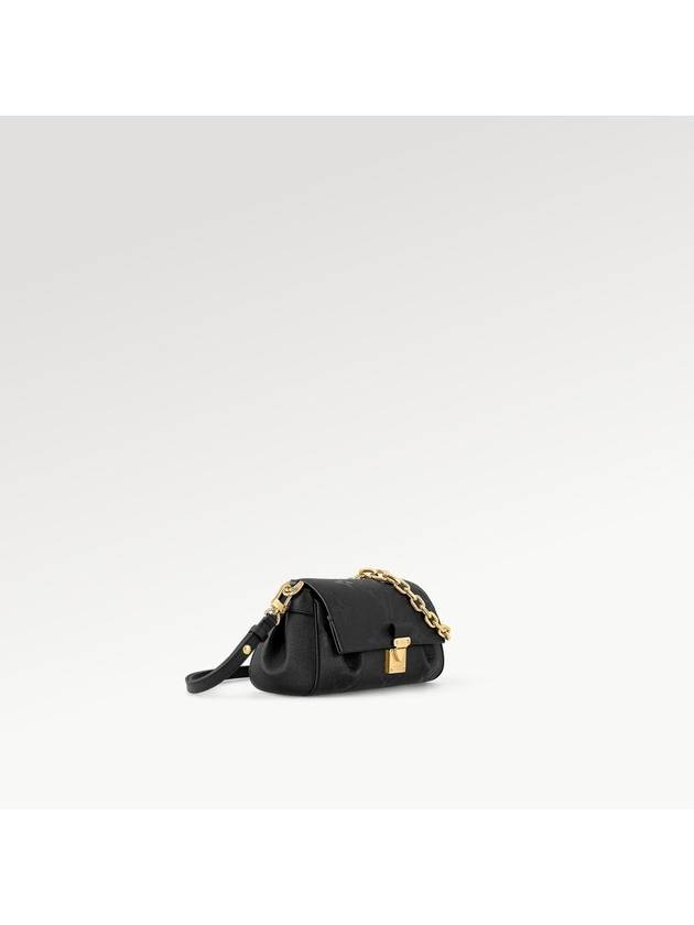 Monogram Favorite Baguette Shoulder Bag Black - LOUIS VUITTON - BALAAN.