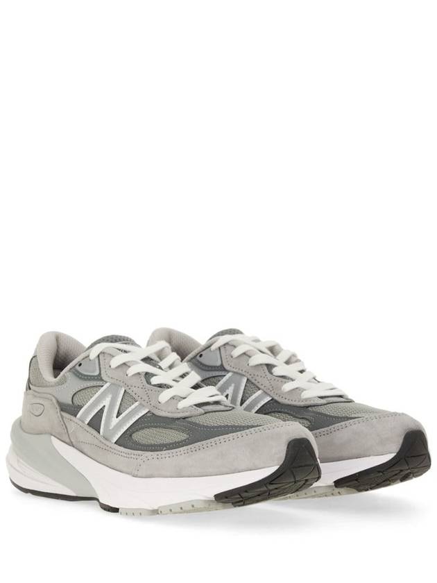 990v6 Castlerock Low Top Sneakers Grey - NEW BALANCE - BALAAN 3