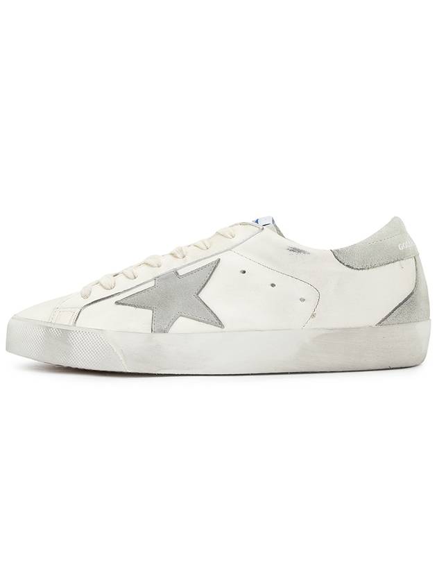 Super Star Suede Leather Low Top Sneaker White - GOLDEN GOOSE - BALAAN 4