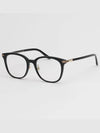 Glasses frame GG1453OK 001 Asian fit men women horn rim - GUCCI - BALAAN 7