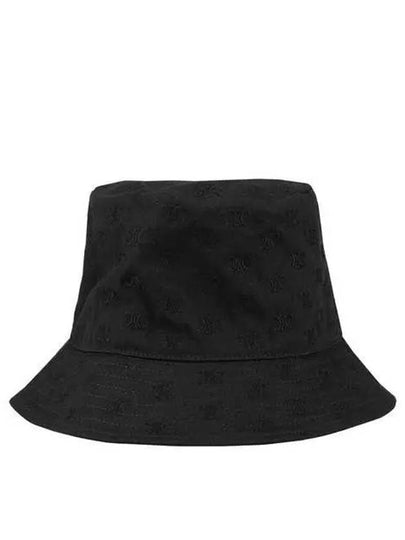 All-Over Mini Triomphe Embroidery Bucket Hat Black - CELINE - BALAAN 2